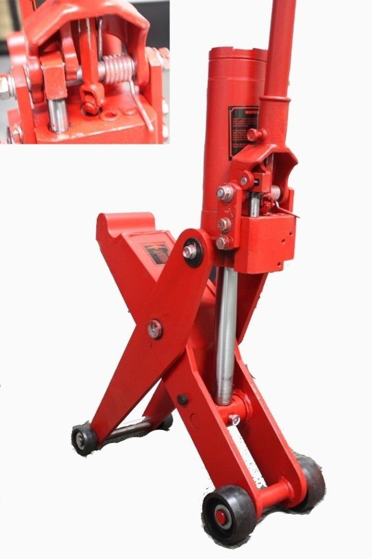 5 Ton Hydraulic Forklift Jack Fork Tractor Scissor Lift Jack 11000lbs