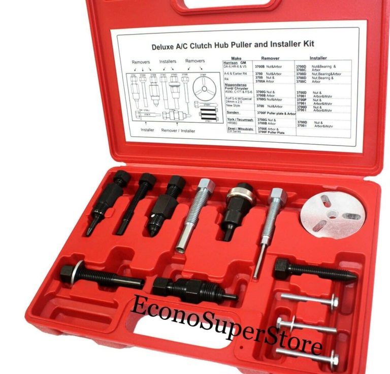 AIR CONDITIONING CLUTCH HUB PULLER INSTALLER REMOVAL SERVICE KIT