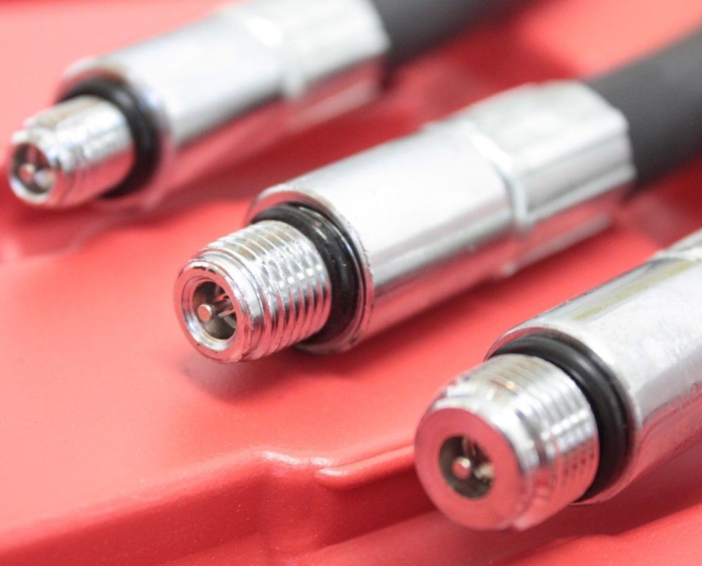 Auto Engine Compression Pressure Tester Kit w/ Extend Hose M10 M12 M14