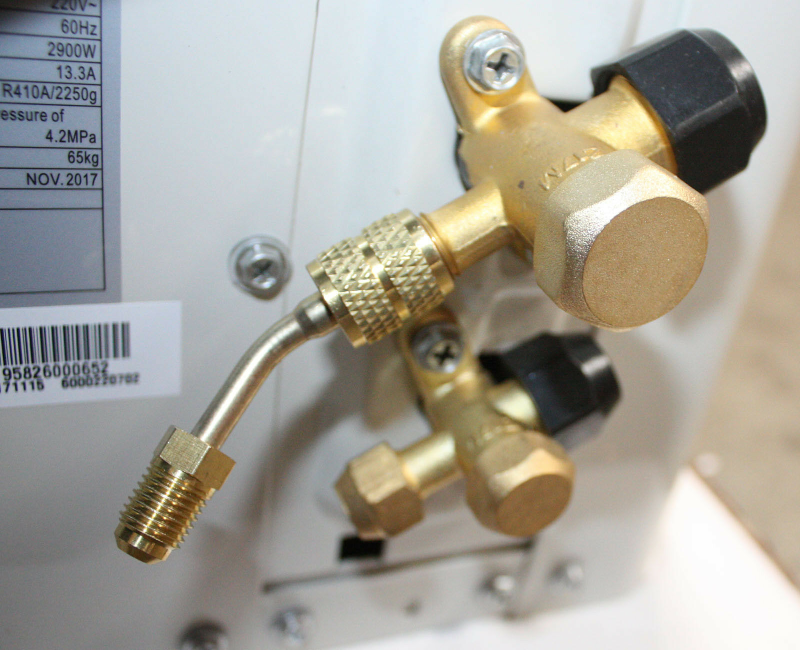 HVAC A/c Air Refrigeration Kit AC Manifold Gauge Set Brass R134a R410a R22 for sale online 
