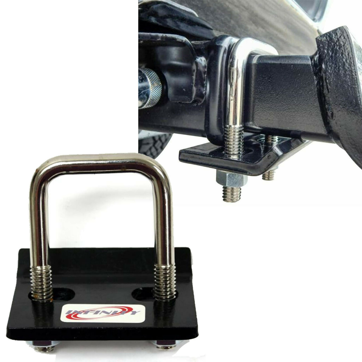 Hitch Tightener Stabilizer Anti Rattle Towing Tow Clamp 2" Trailer Lock