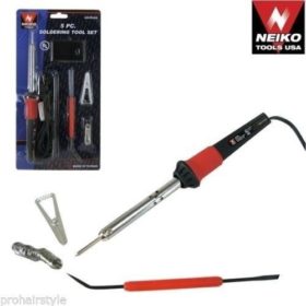 5-Piece Soldering Iron Gun Kit - UL Listed, 120V, For Hobby & Home Repairs