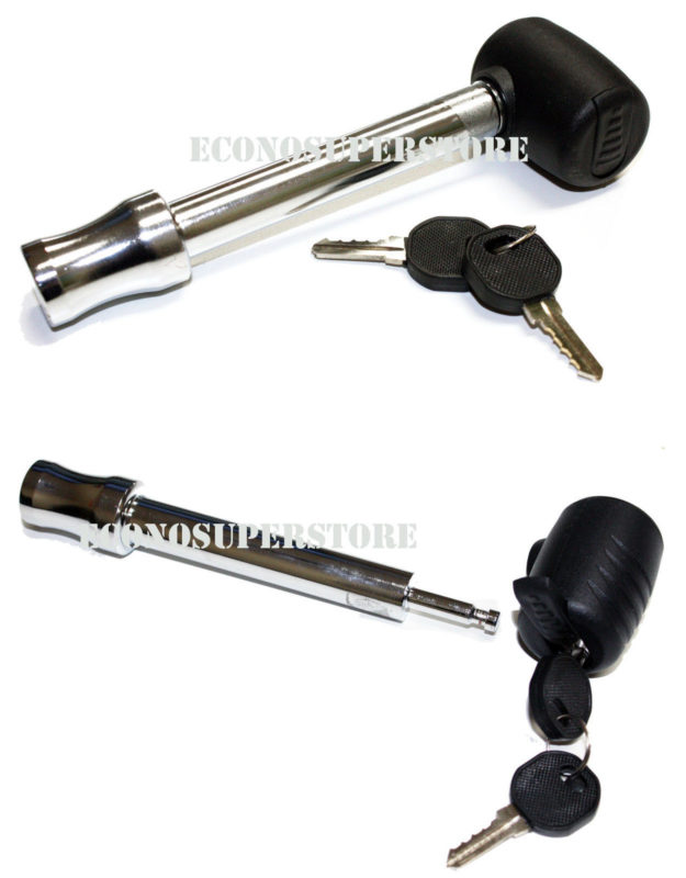 ROTATING 5/8" HITCH KEY LOCK PIN TRUCK TRAILER TOW Class II IV & V