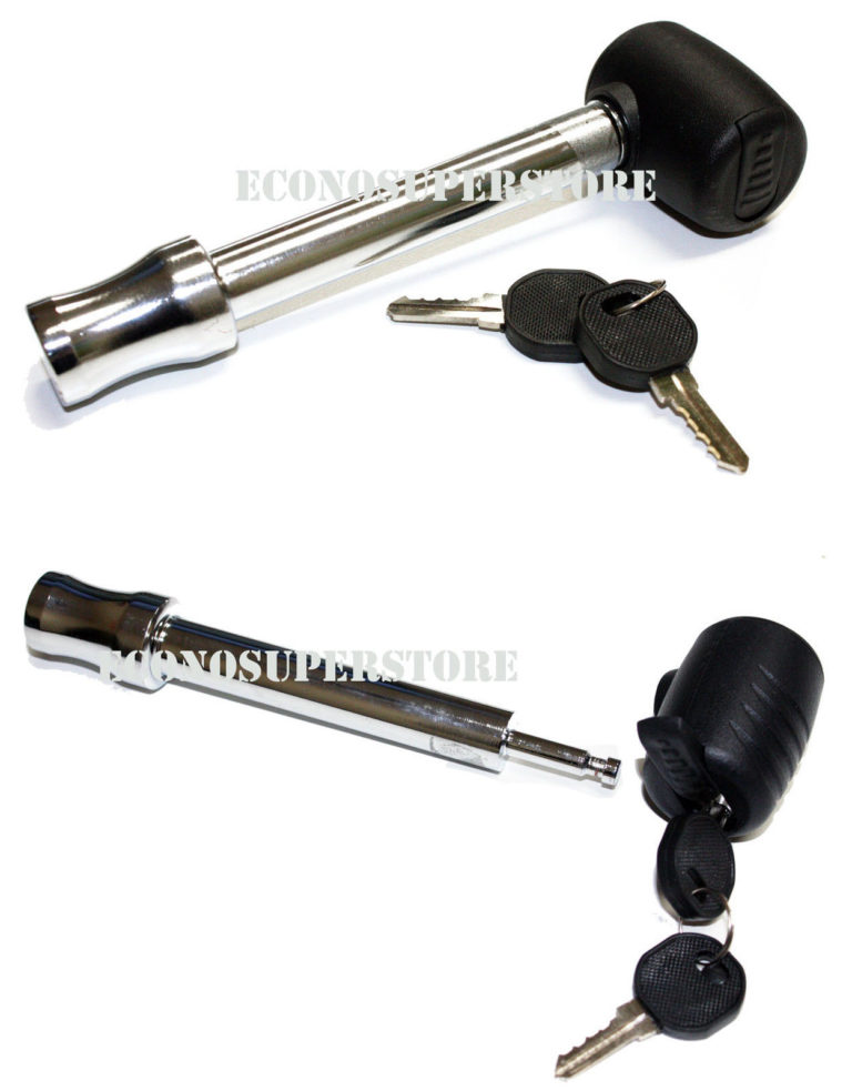 ROTATING 5/8" HITCH KEY LOCK PIN TRUCK TRAILER TOW Class II IV & V