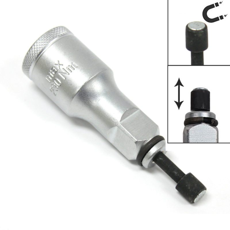 Universal 1/2" Dr. Socket Extension Inside Screw Bolt Holder